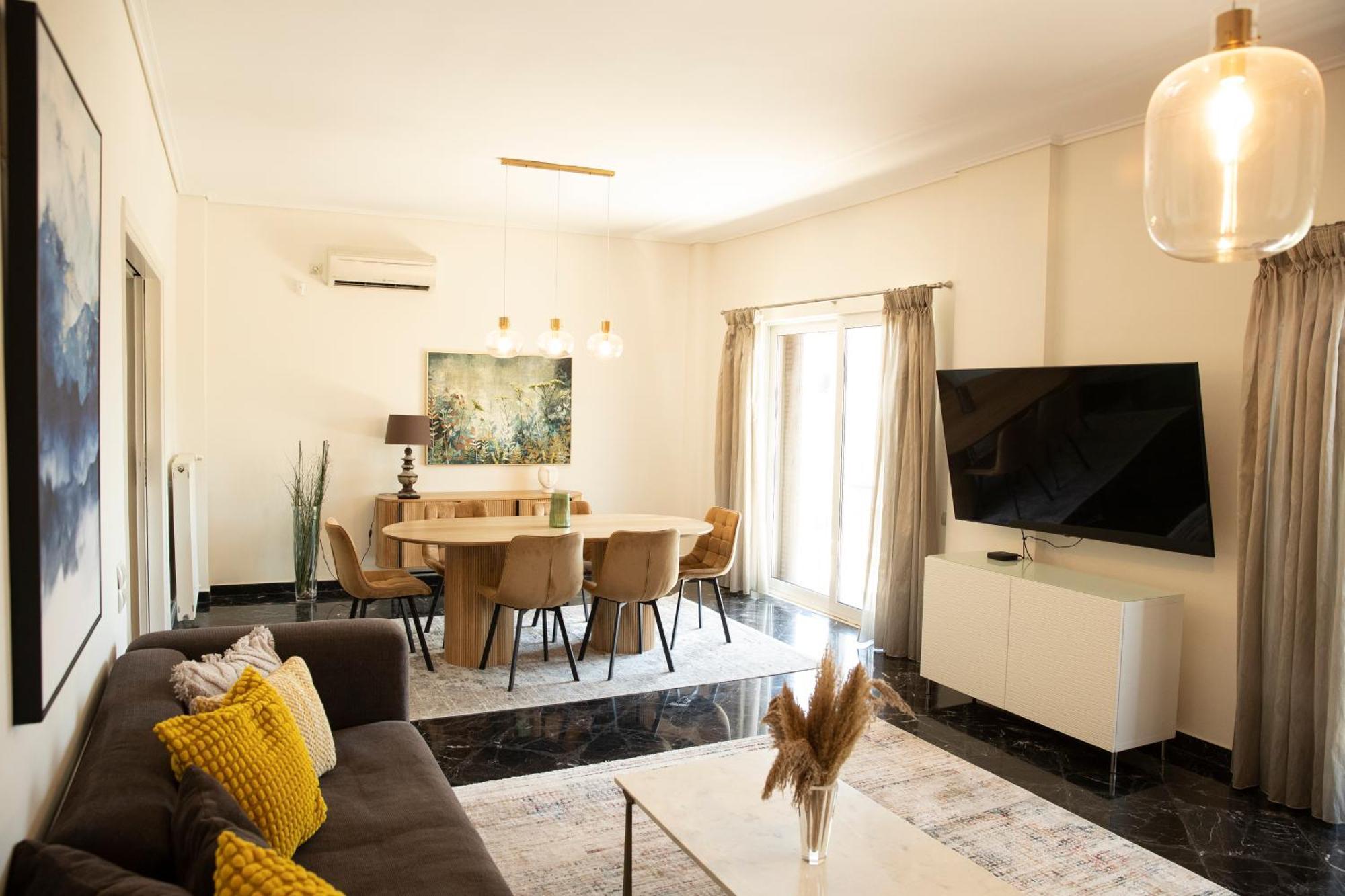 Spacious Glyfada Golf 4Br -Near Beach + Shops Atenas Exterior foto